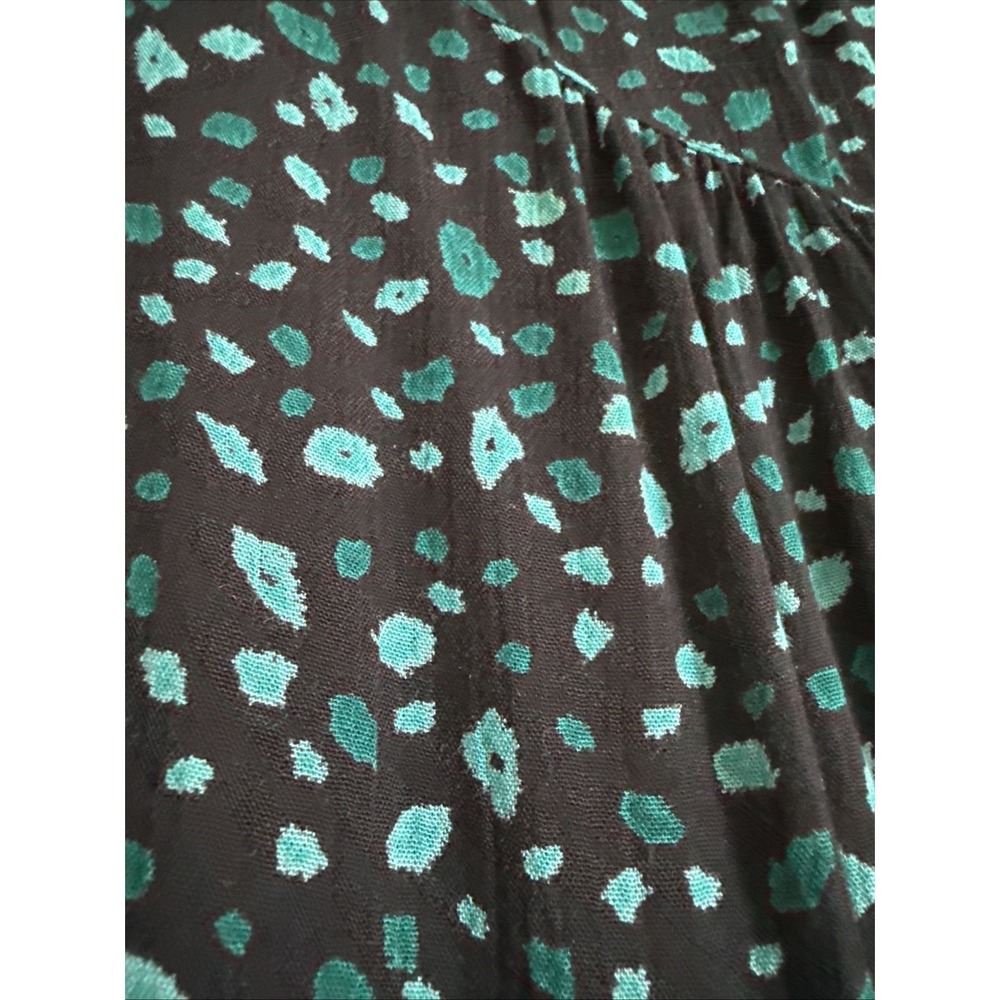 Vtg CAROLE LITTLE Dress Womens 8 Maxi‎ Art to Wear Faux Bolero 90s Boho Western - Picture 15 of 16